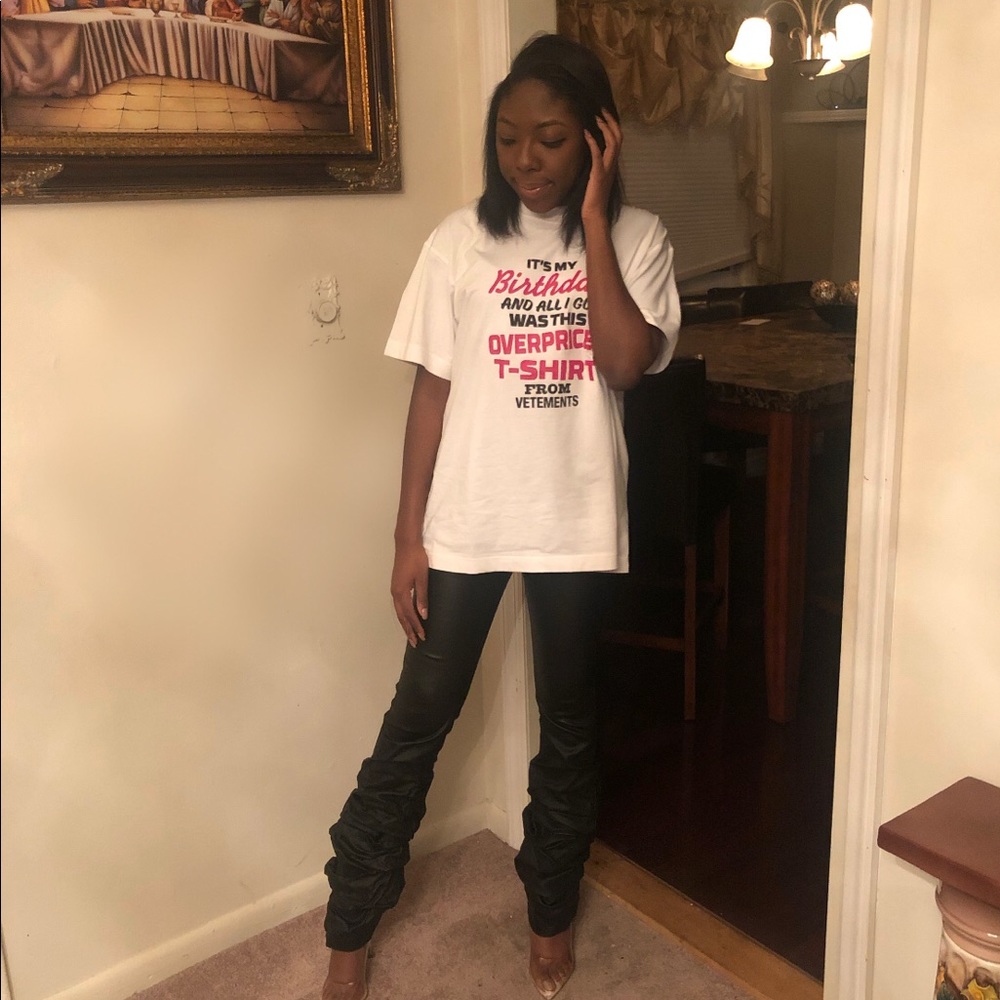 I am selling a Vetements “Birthday” t-shirt. - Picture 1 of 2